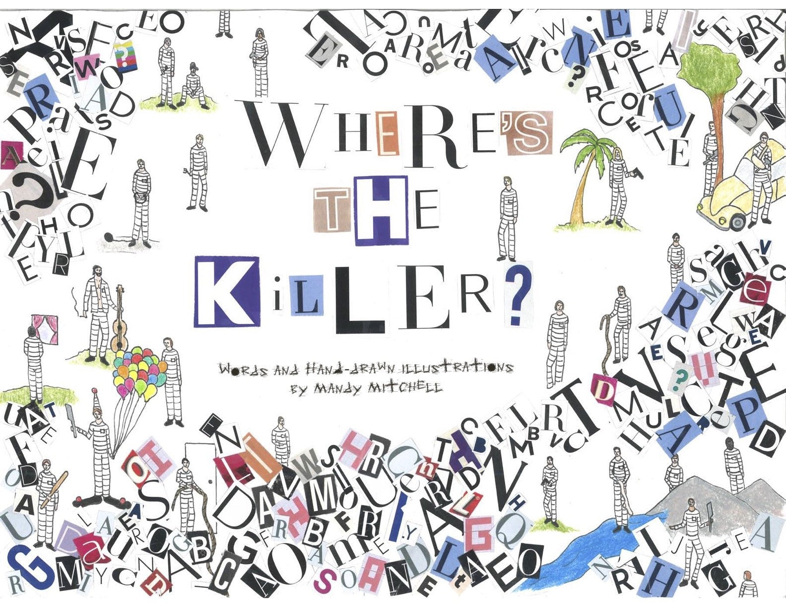 Where's The Killer? Horror Customized Coffee Table Book